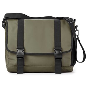 Sac de messager vert 16 po x 4 po x 12 po, par Marin Collection