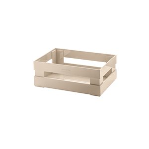 Bac en plastique Kitchen Active beige 8,9 po l. x 3,2 po h. x 6 po p. de Guzzini