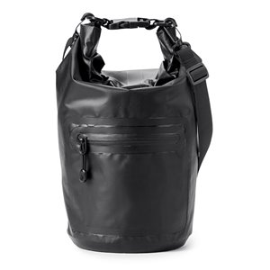 Marin Collection 7-in x 7-in x 17-in Black Crossbody