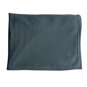 Couverture grise en polyester 50 po x 60 po par Marin Collection