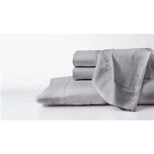 GhostBed Queen Supima Cotton Bed Sheet Set -  4-pieces