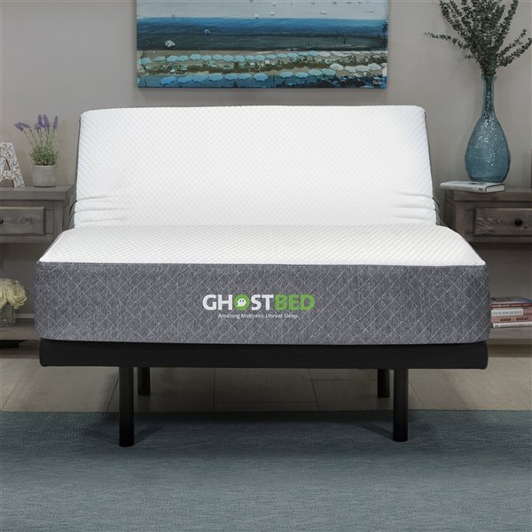 GhostBed Black Queen Adjustable Bed Base