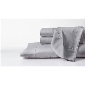 GhostBed Split King Supima Cotton Bed Sheet Set - 7-pieces