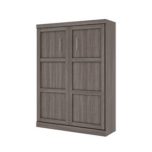 Bestar Pur Bark Grey Queen Murphy Bed