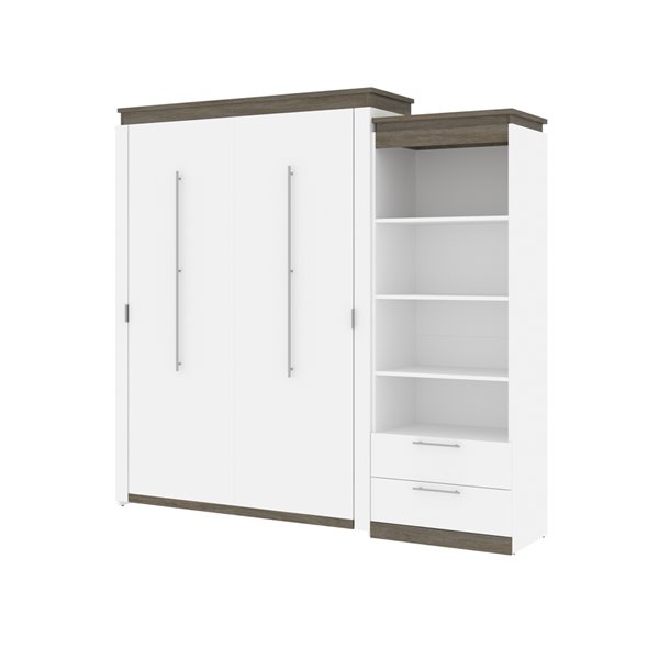 Bestar Orion Queen Murphy Bed Integrated Storage