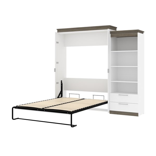Bestar Orion Queen Murphy Bed Integrated Storage