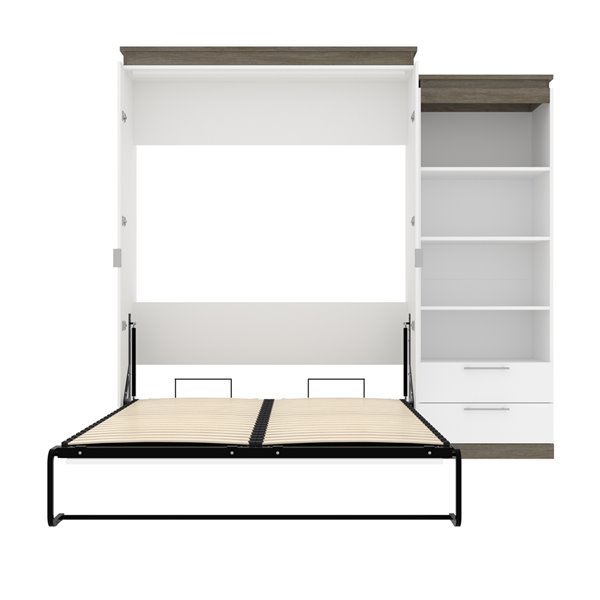 Bestar Orion Queen Murphy Bed Integrated Storage