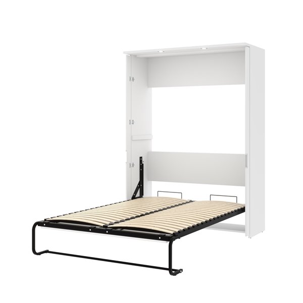 Bestar Lumina White Full Murphy Bed