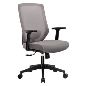 Chaise de bureau grise contemporaine ergonomique Candescence de Sonas Seating Inc. à hauteur réglable
