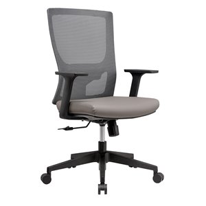 Chaise de bureau grise contemporaine ergonomique Galway de Sonas Seating Inc à hauteur ajustable et pivotante