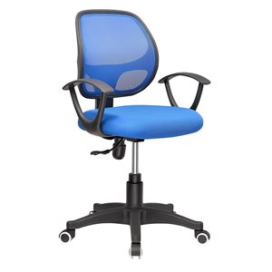 Chaise de bureau bleue contemporaine ergonomique Spark de Sonas Seating Inc. à hauteur réglable