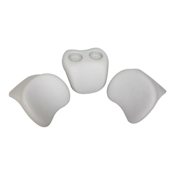 MSpa Comfort Set for Inflatable SPA - 2 Headrest & 1 Cup Holder