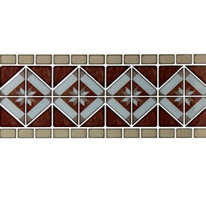 Décalque mural auto-adhésif géométrique cuivré par Truu Design, 12 po x 4 po
