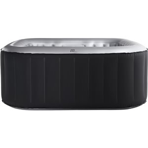 Jacuzzi de Mspa gonflable carré à 132 jets pour 6 personnes avec intérieur argent métallique