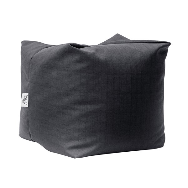 Loungie Magic Pouf Black Bean Bag Chair