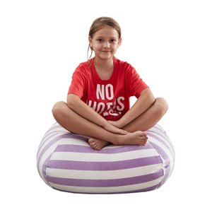 Loungie Pouf Lavender Bean Bag Chair