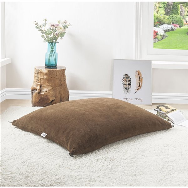 Loungie Magic Pouf Brown Bean Bag Chair