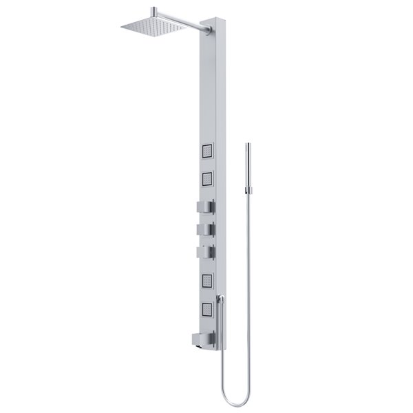 VIGO Bowery Stainless Steel 4Spray Shower Massage Panel System