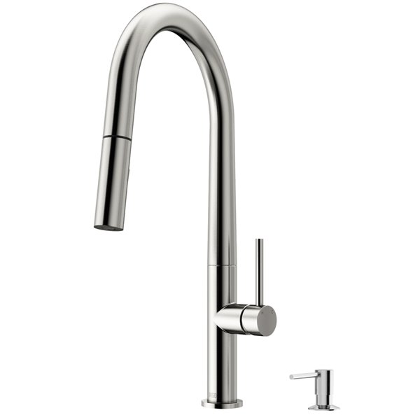 VIGO Greenwich Pull Down Kitchen Faucet In Stainless Steel VG02029STK6   330844448 MainImage 001 L 