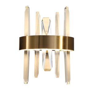 Design Living 10-in W 1-Light Gold Modern/Contemporary Wall Sconce