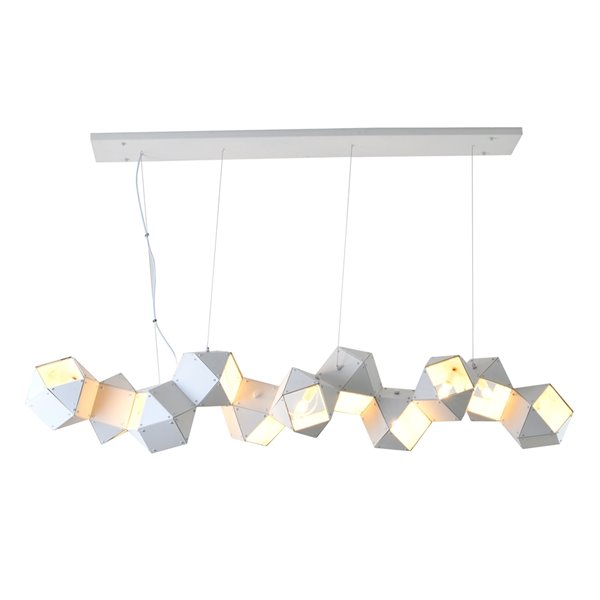 Design Living 11-Light White Modern/Contemporary Chandelier CB03-WH | RONA