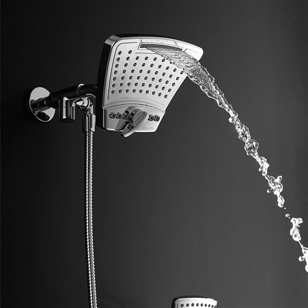 PULSE ShowerSpas PowerShot Chrome Shower Bar System