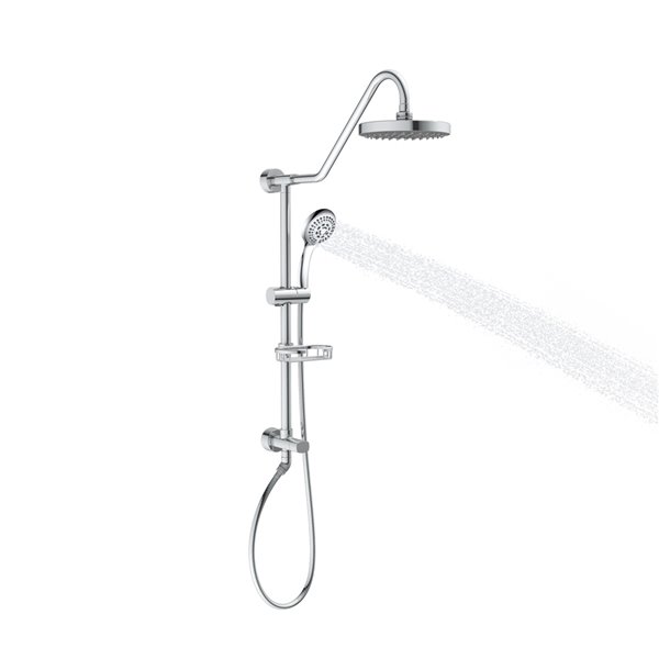 PULSE ShowerSpas Kauai Chrome Shower Bar System