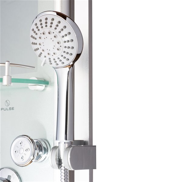 PULSE ShowerSpas Kihei Silver 6-Spray Shower Panel System