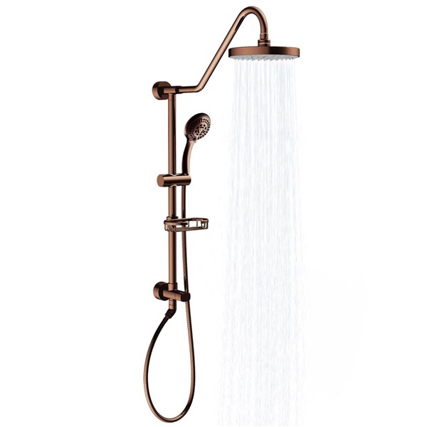 PULSE ShowerSpas Kauai Oil Rubbed Bronze Shower Bar System