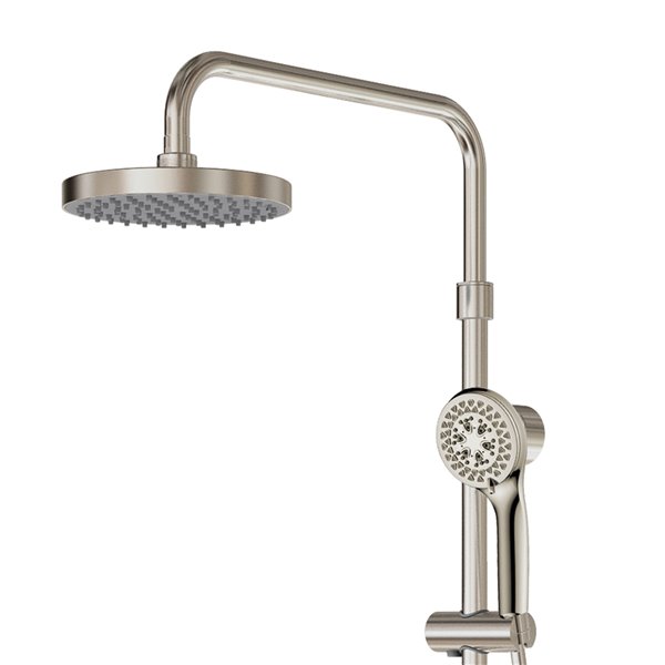 PULSE ShowerSpas Lanikai Brushed Nickel 3-Spray Shower Bar System