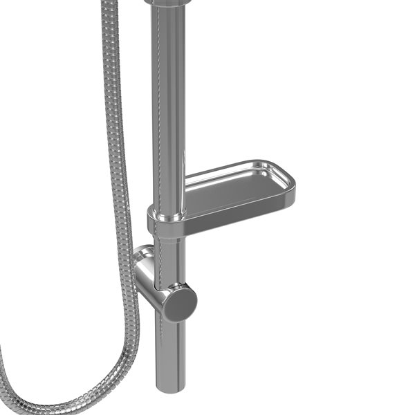 PULSE ShowerSpas AquaRain Chrome Shower Bar System