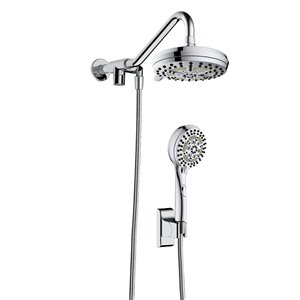 PULSE ShowerSpas Oasis Chrome Shower Bar System