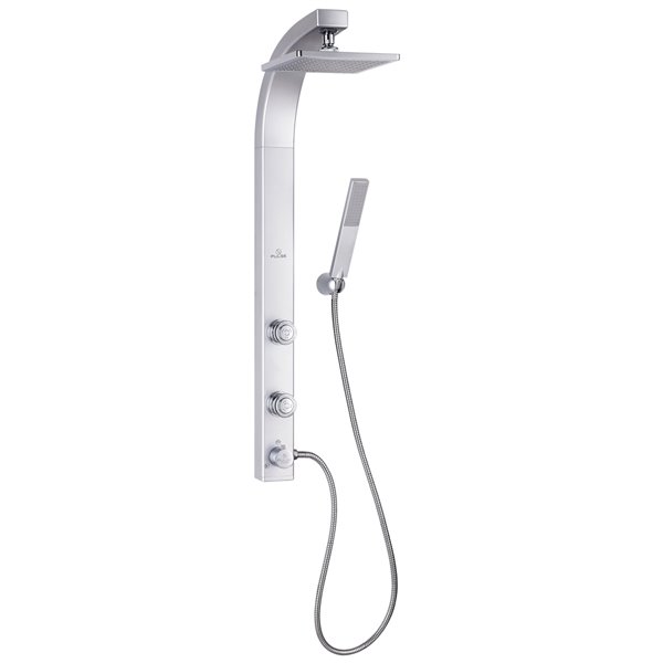 PULSE ShowerSpas Splash Silver 2-Spray Shower Bar System