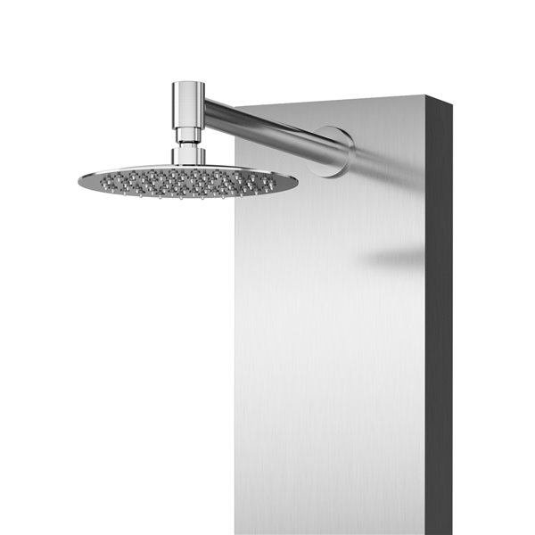 PULSE ShowerSpas Monterey Brushed Stainless Steel 6-Spray Shower Panel System