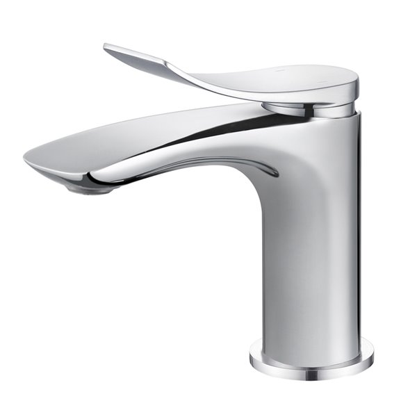 Transform Lincoln Chrome 1-Handle Bathroom Sink Faucet with Drain and Deck Plate