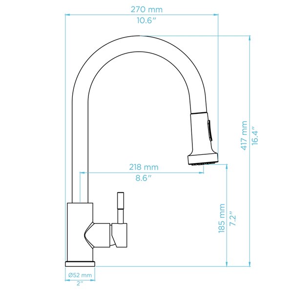 Transform Vienna Brushed Nickel 1-Handle Pull-Down Kitchen Faucet with Deck Plate