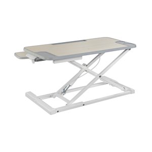 Bureau Tygerclaw réglable, moderne et contemporain, 31,49 po, brun