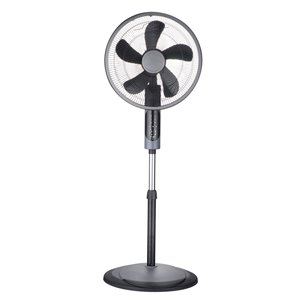 Ventilateur de bureau sur pied d'Ecohouzng à oscillation, 3 vitesses , 12 po