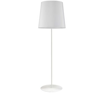 Lampe sur pied avec abat-jour de 68,5 po par Dainolite, blanc mat