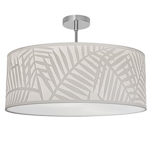 Plafonnier Cozumel de 19 po de style moderne/traditionnel blanc à ampoule à incandescence de Dainolite