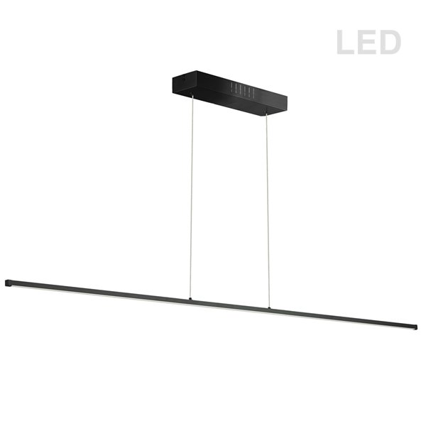 Dainolite Array Modern/Contemporary Matte Black 72-in LED Pendant Light
