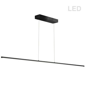 Dainolite Array Modern/Contemporary Matte Black 72-in LED Pendant Light