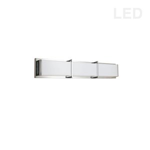 Dainolite Winston 1-Light 24-in Chrome Modern Vanity Light