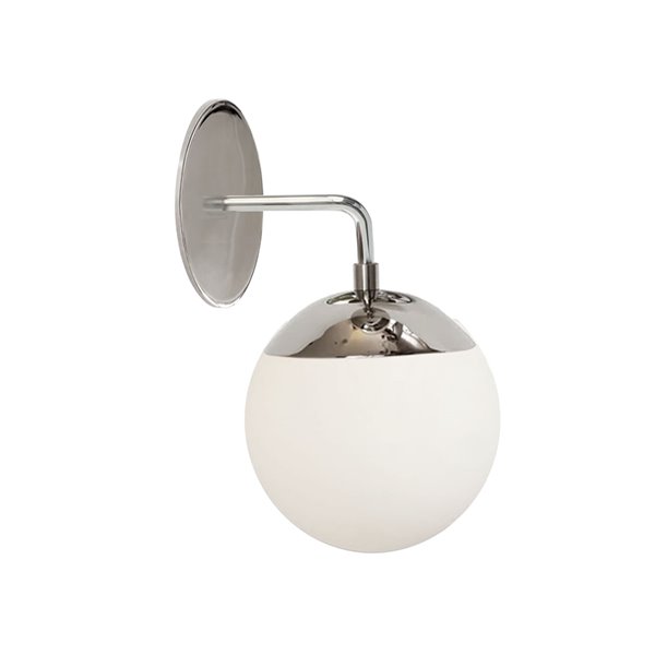 Dainolite 10.5-in W Dayana 1-Light Polished Chrome de style moderne/traditionnel  Halogen Wall Sconce