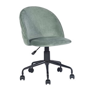 Chaise de bureau pivotante contemporaine et ergonomique avec hauteur réglable Romba de FurnitureR, cactus