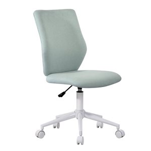 FurnitureR Embolo Green Contemporary Ergonomic Adjustable Height Swivel Desk Chair