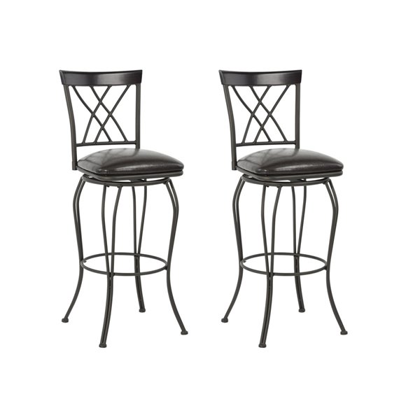 Furniturer Wichita Black Bar Height 27, What Height Should Kitchen Bar Stools Bed Bath And Beyond Be