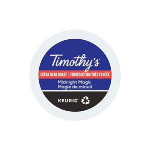 Ensemble de 96 capsules de café K-Cup par Keurig de Magie de minuit de Timothy's