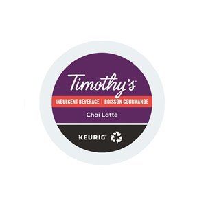 Keurig Timothy's Chai Latte 96-Pack of K-Cup Coffee Pods