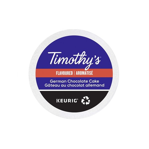 Keurig Timothy's German Chocolate Cake 96-Pack of K-Cup Coffee Pods